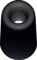 Deurbuffer zwart rubber 75x35mm