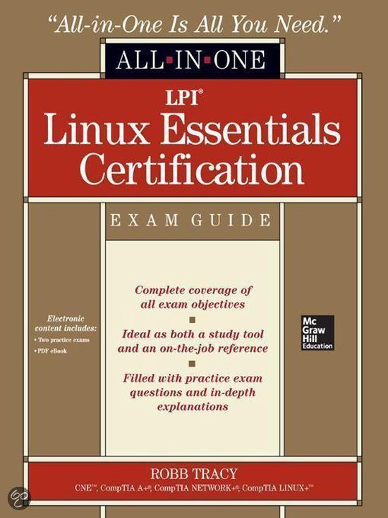Lpi Linux Essentials Certification AllInOne Exam Guide (ebook), Robb Tracy