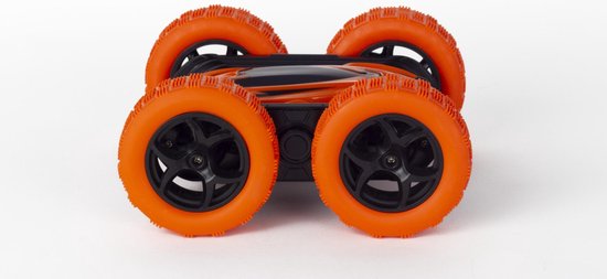 Wonky Cars - Stunt Car - 360° - RC - RC Auto - Bestuurbare Auto - Radiografische Auto - Oranje - Wonky Cars