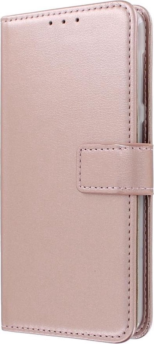 Samsung Galaxy A10 Bookcase hoesje - CaseBoutique - Effen Rose goud - Kunstleer