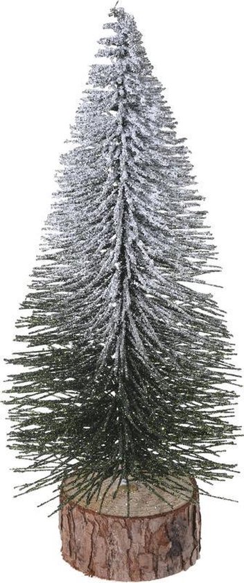 verzoek Specialiteit stikstof Kerstdecoratie kleine/mini kerstboompjes besneeuwd 25 cm - Kleine  kerstbomen | bol.com