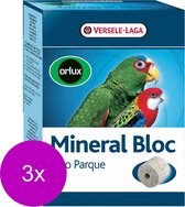 Versele-Laga Orlux Mineral Bloc Large - Vogelsupplement - 3 x 400 g Loro Parque