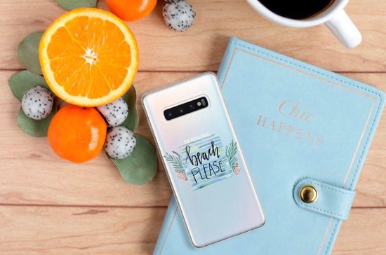 Coque Smartphone pour Samsung Galaxy S10 Plus Coque Boho Beach