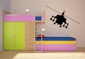 Muursticker helikopter gevecht / kinderkamer decoratie / jongenskamer