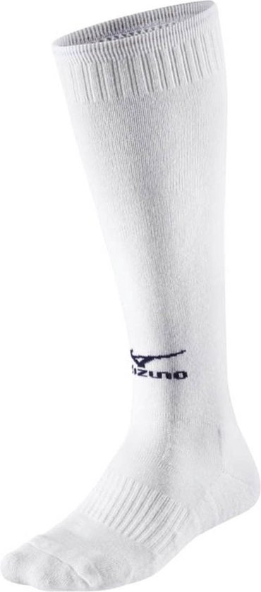 Mizuno Comfort Volley Socks Long - Wit / Navy