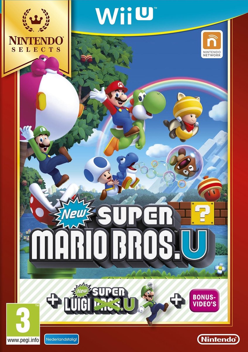New Super Mario Bros. + New Super Luigi U - Nintendo Selects - Wii U - Nintendo