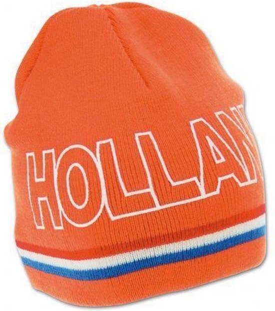 Oranje Holland muts gebreid | bol