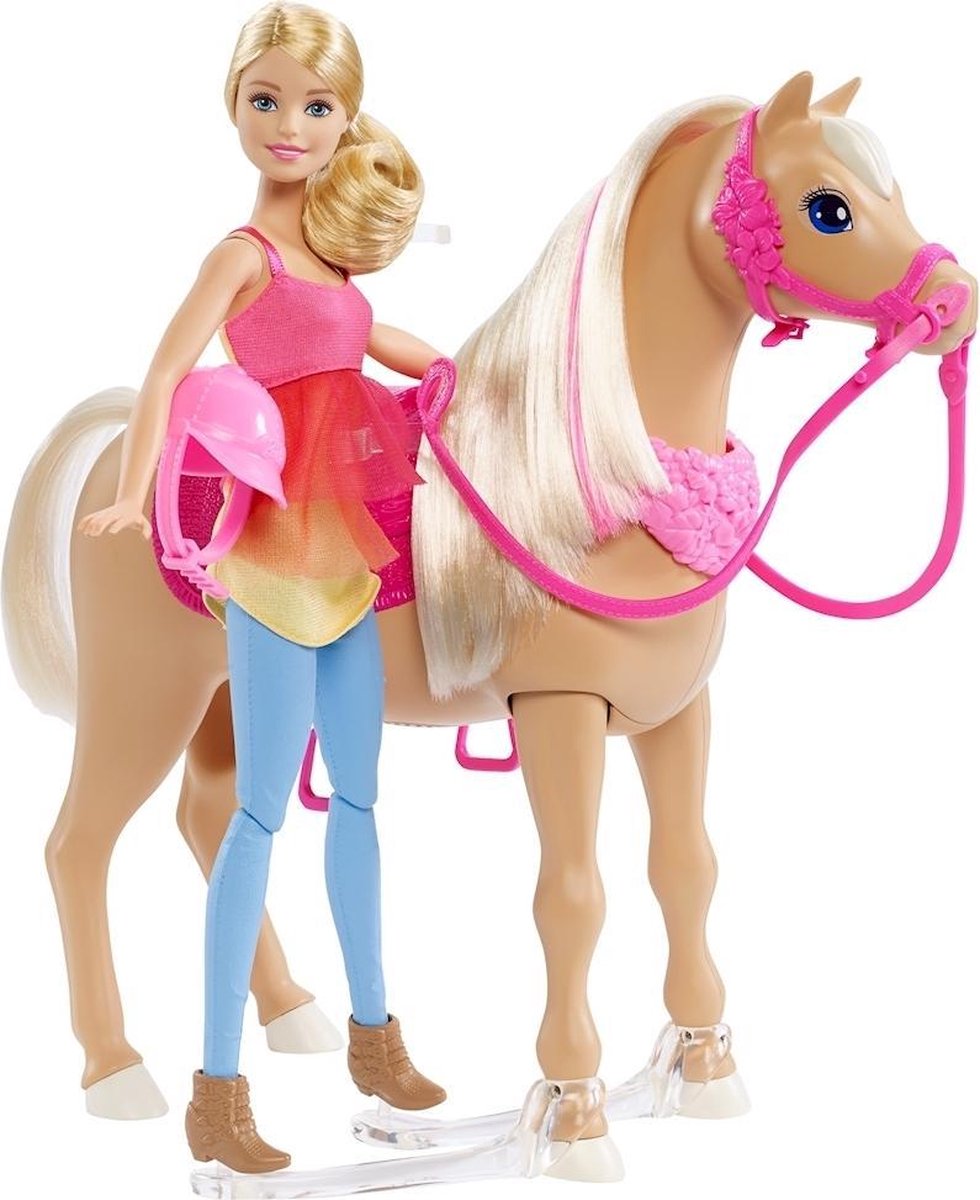 pastel Specificiteit verwerken Barbie Doll & Dancin Fun Horse | bol.com