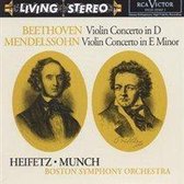 Beethoven, Mendelssohn: Violin Concertos / Heifetz, Munch