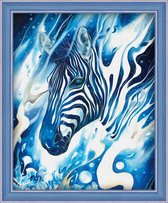 Diamond painting Zebra