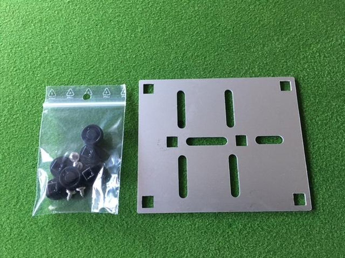 Aluminium Nummerplaathouder verplicht op Belgische electrische fiets/ bromfiets/snorfiets | bol.com