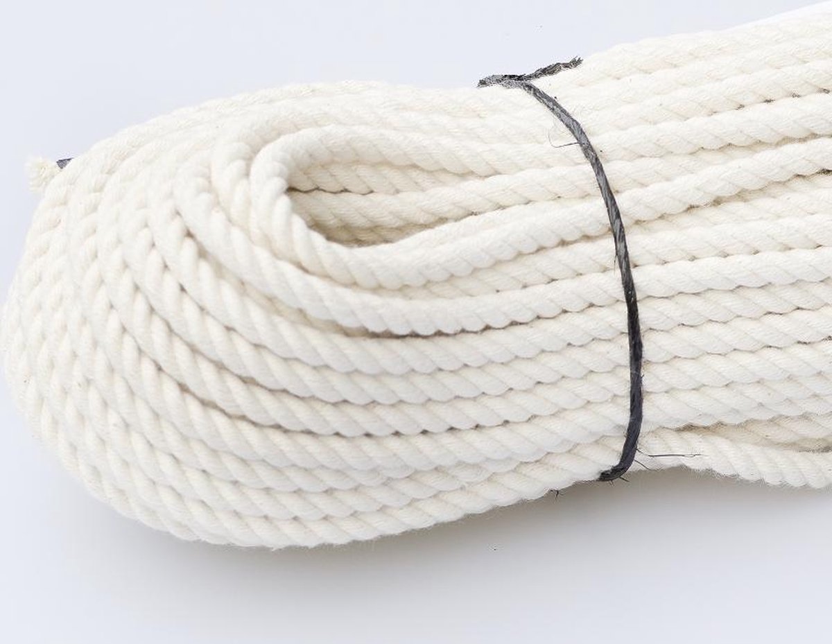 Katoen touw, Diameter: Lengte: 50 meter | bol.com