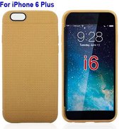 iPhone 6(S) PLUS (5.5 inch) - hoes, cover, case - TPU - Mesh - Bruin