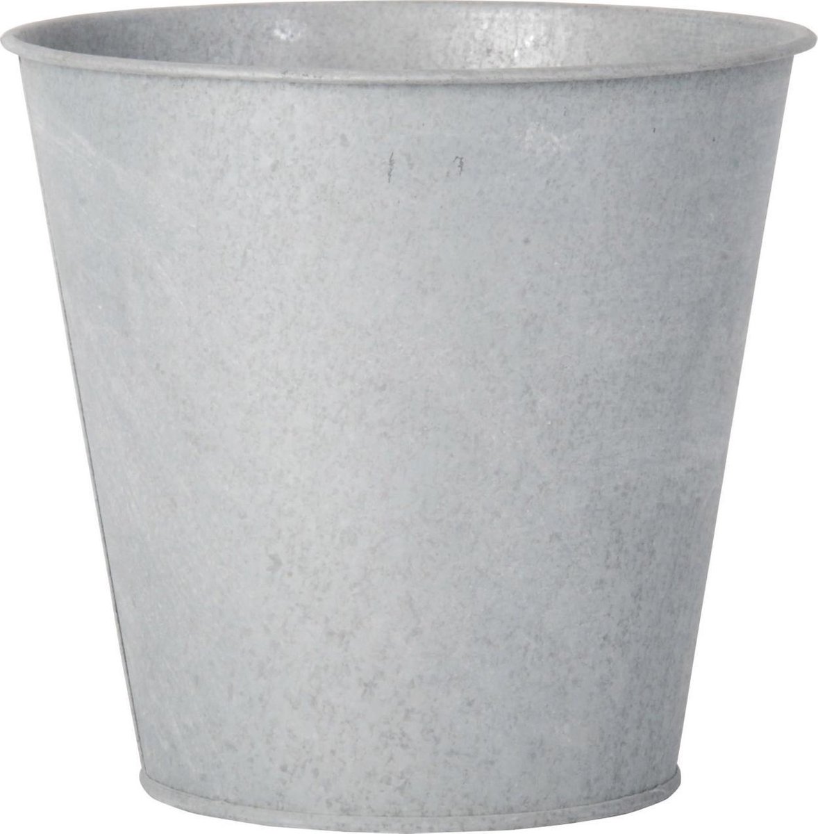 Oud zinken bloempot