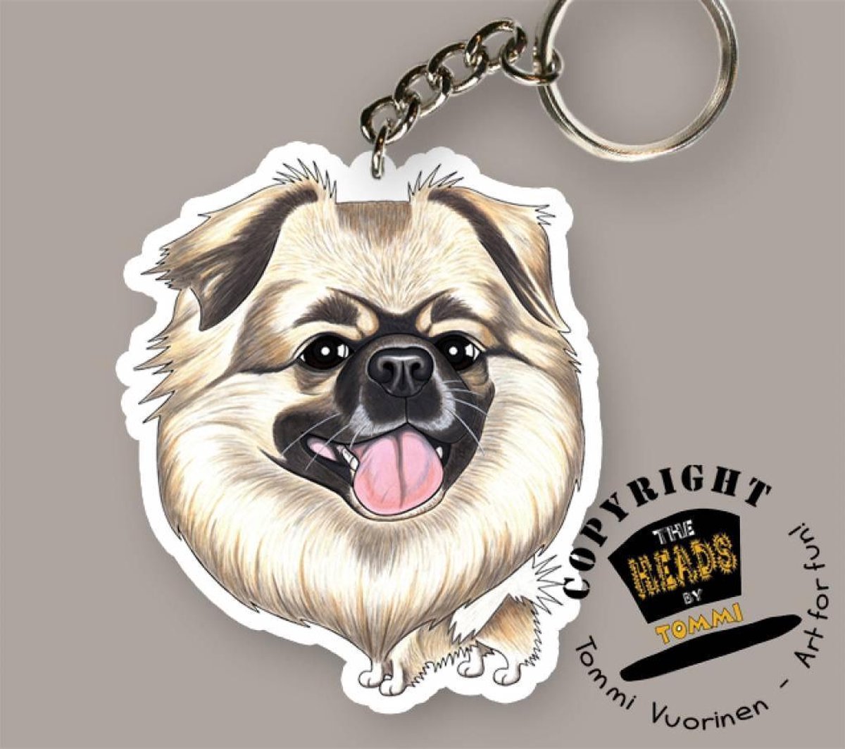 Sleutelhanger Hond Tibetaanse Spaniel