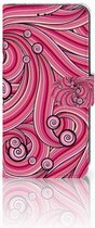 Xiaomi Mi A2 Lite Bookcover hoesje Swirl Pink