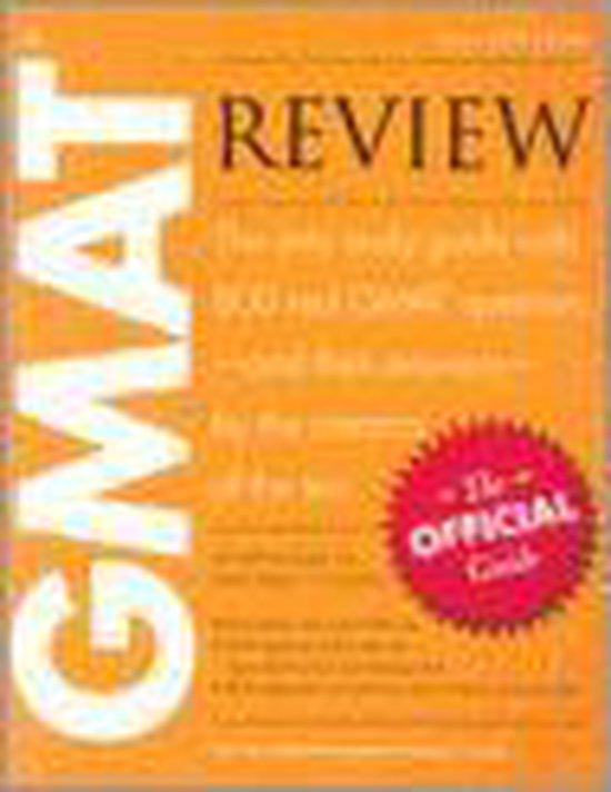 The Official Guide for GMAT Review - cover