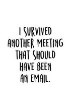 I Survived Another Meeting That Should Have Been An Email.