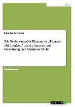 Die Bedeutung des Konzeptes Erlernte Hilflosigkeit fur die Analyse und Gestaltung von Sportunterricht