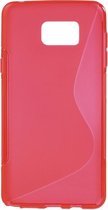 Samsung Galaxy Note 5 Hoesje Rood, flexibel N920