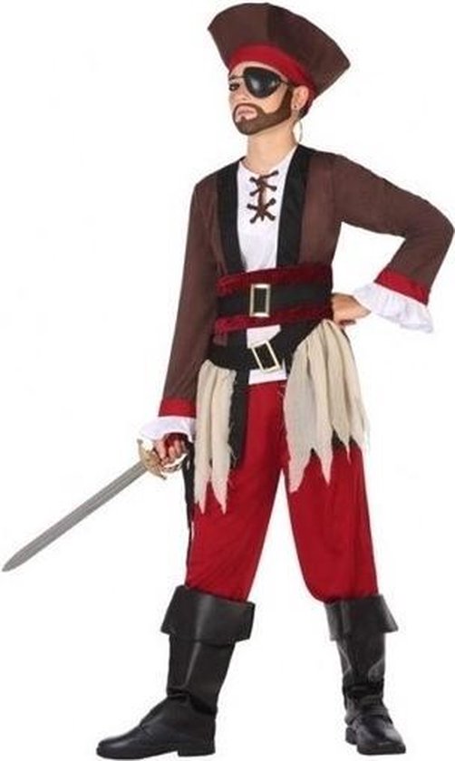 Piraten verkleedset / carnaval kostuum voor jongens- carnavalskleding - voordelig geprijsd jaar)