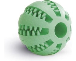 Beeztees Honden Speelgoed Massagebal - Rubber bal voor hond - Gebitsverzorging - Mint-smaak - 7 cm