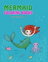 Mermaid Coloring Book For Kids Ages 3-5