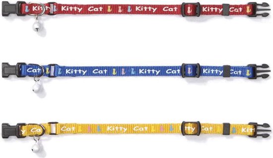 Beeztees Kitty Cat - Kittenhalsband - Geel - 16-23 cm