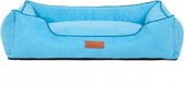 hondenbed indira suedine blauw 125 cm