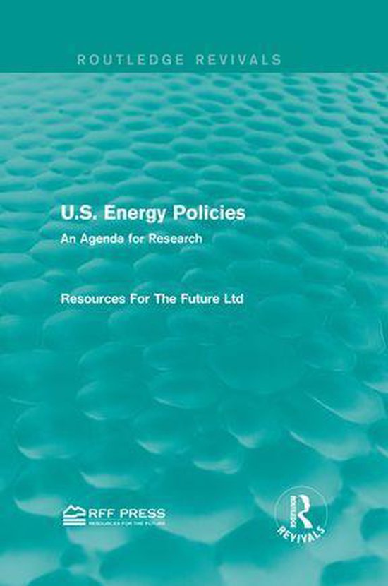 Routledge Revivals - U.S. Energy Policies (Routledge Revival ... - cover