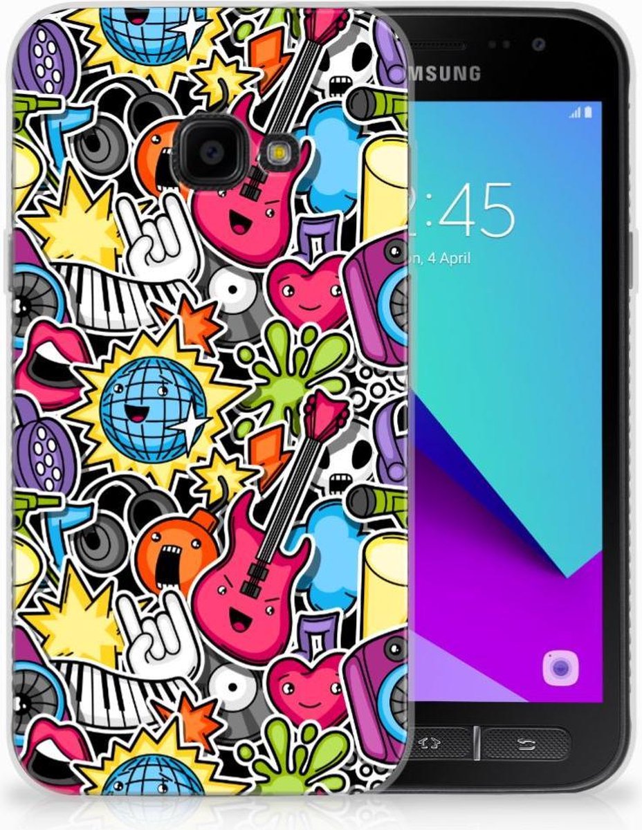 Samsung Galaxy Xcover 4 | Xcover 4s Silicone Back Cover Punk Rock