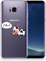 Geschikt voor Samsung Galaxy S8 Plus TPU siliconen Hoesje Design Cow