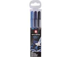 Sakura Gelly Roll Metallic gelpen set 3 – Ocean – glans effect