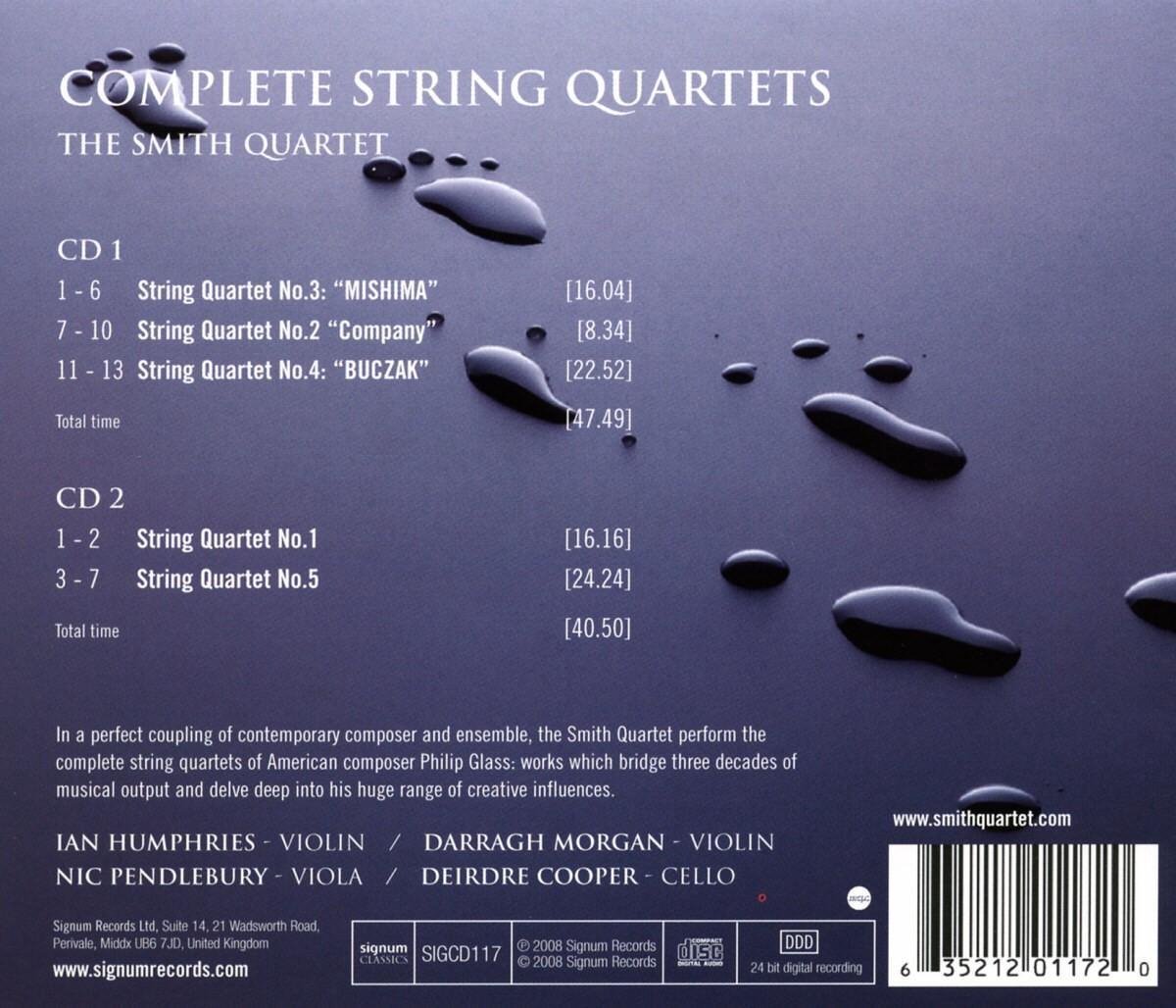 Bezet Bridge pier interview Complete String Quartets, Philip Glass | Muziek | bol.com