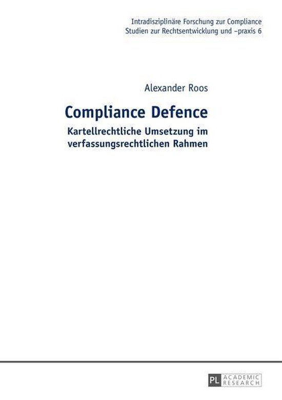 Intradisziplinaere Forschung zur Compliance 6 - Compliance D ... - cover