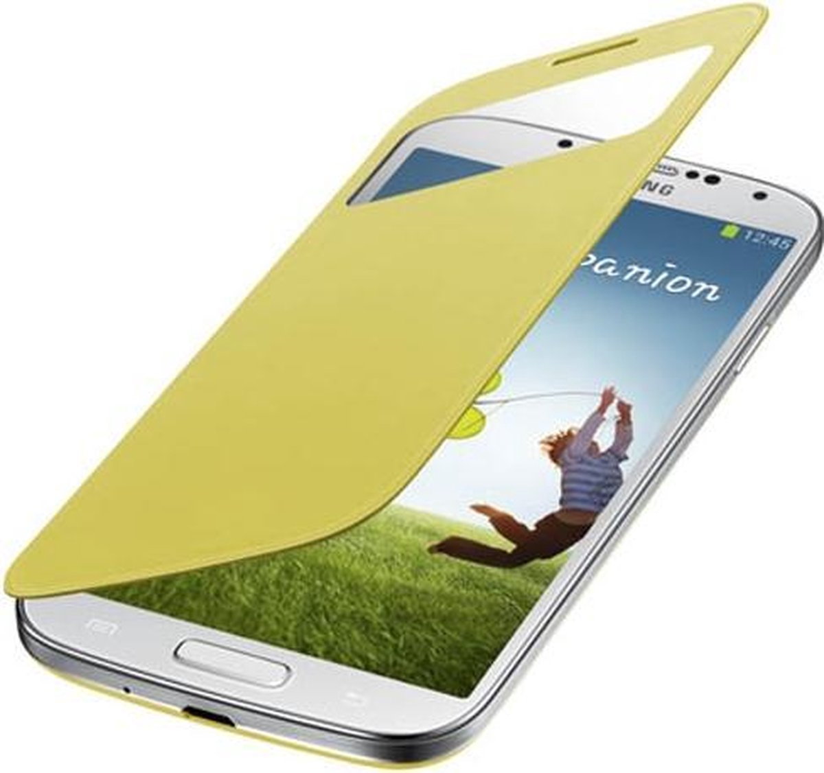 Samsung Galaxy S4 Mini S View Cover Geel Yellow