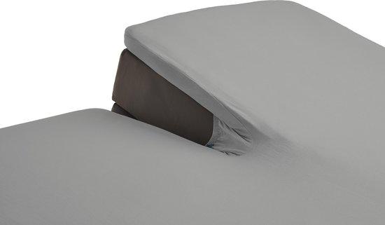 maximaliseren Vervreemding Afstotend Beddinghouse Jersey Lycra Splittopper Hoeslaken - 140/160x200/210/220 cm -  Light Grey | bol.com