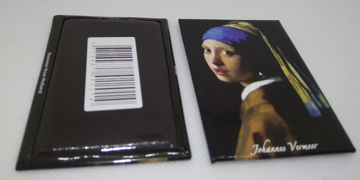 koelkast magneet Meisje Parel van de beroemde schilder Johannes Vermeer