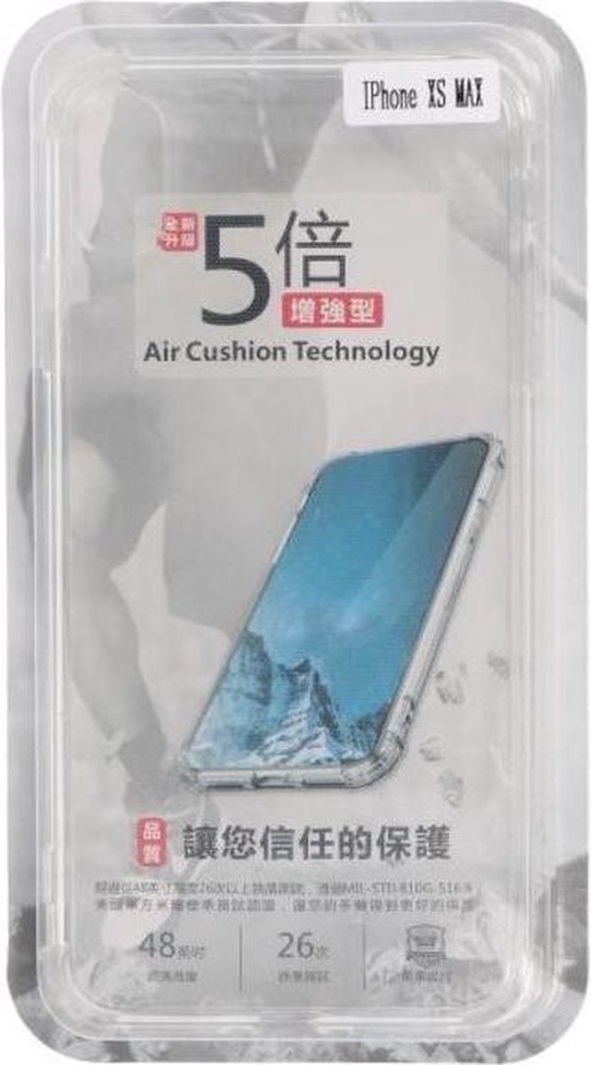Schokbestendig transparant TPU hoesje voor iPhone XS Max