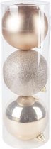 Cosy&Trendy XL Kerstbal goudkleurig - Ø 15 cm - Set-3