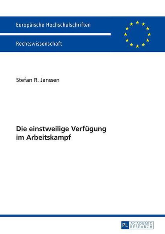 Europaeische Hochschulschriften Recht 5769 - Die einstweilig ... - cover