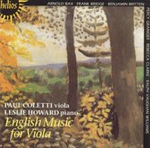 English Music for Viola - Bax, Bridge etc / Paul Coletti, Leslie Howard