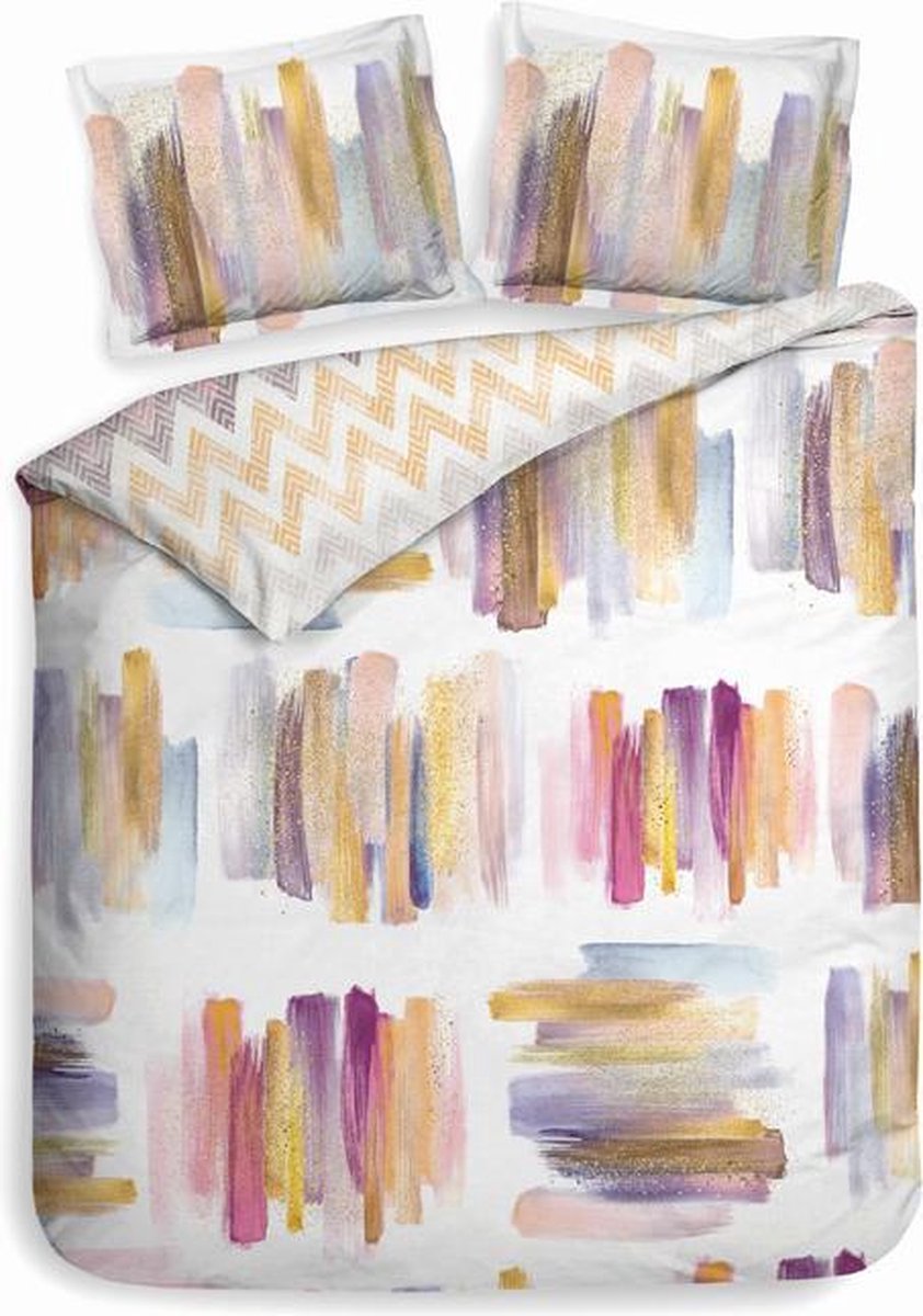 Heckett & Lane Veza Dekbedovertrek - Eenpersoons - 140x200/220 cm - Brushed White