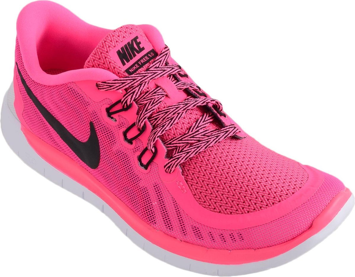 Nike Free 5.0 (GS) Hardloopschoenen Meisjes Maat 37.5 roze bol