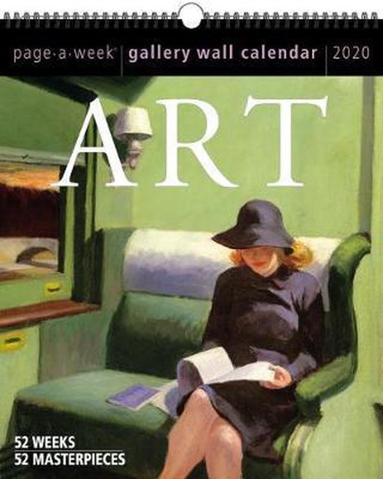 Art PageAWeek Gallery Wall Calendar 2020