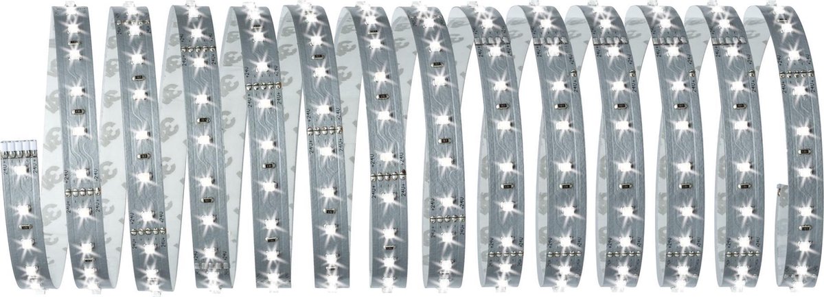 Paulmann Funct MaxLED 500 basisset 5m daglicht wit 28W 230/24V 60VA zilver 70605
