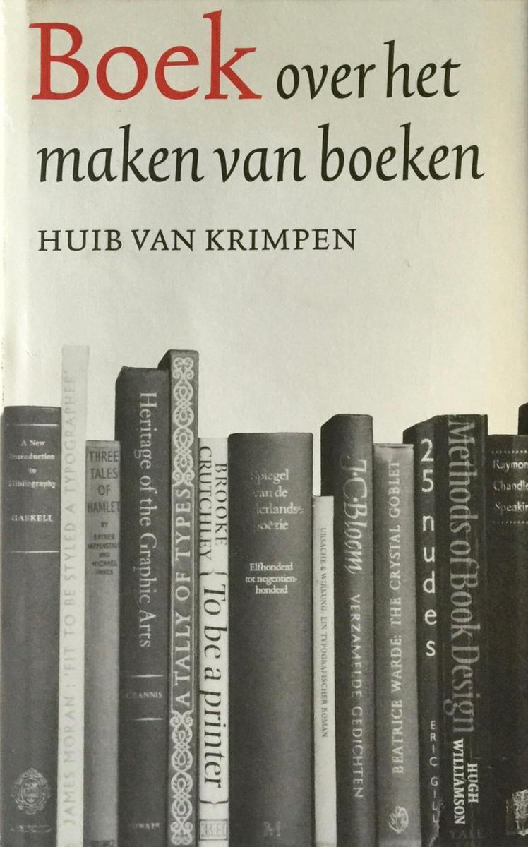 Omzet graven marathon BOEK over het maken van boeken, Huib van Krimpen | 9789060175217 | Boeken |  bol.com