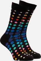 Happy Socks Faded Disco Dot sokken geel