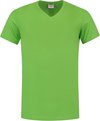 Tricorp T-shirt V Hals Slim Fit 101005 Lime - Maat 3XL