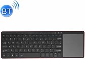 B020 Ultradun 80 toetsen Bluetooth draadloos toetsenbord met touchpad (zwart)